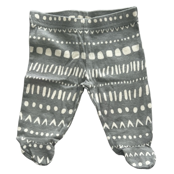 Gerber Newborn 3 piece set Pant Footies Mittens & Hat Cute Elephant 100% Cotton - Picture 5 of 6